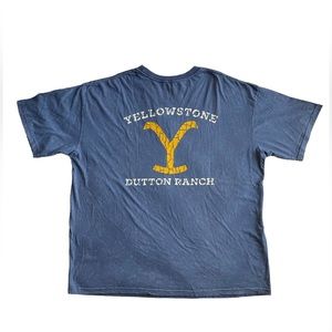 Yellowstone Dutton Ranch Logo Graphic T-Shirt NEW